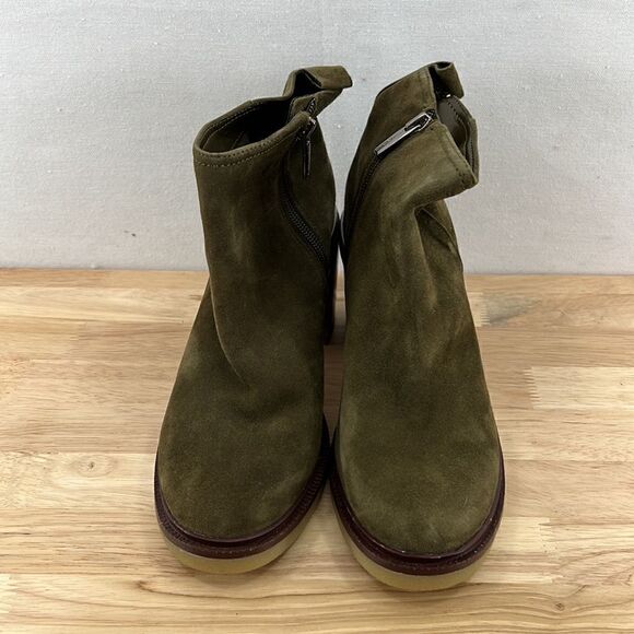 Vince Camuto Gorgan Casual Ankle Boots- Dark Green- Size 7.5 M- New - Picture 2 of 7
